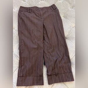 Ann Taylor LOFT Women’s Pinstripe Capri Pants Women’s size 8